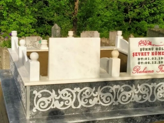 Cnc İşlemeli Çiftli Mezar